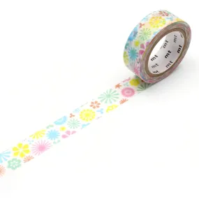 MT EX Washi Tape Spring Pattern