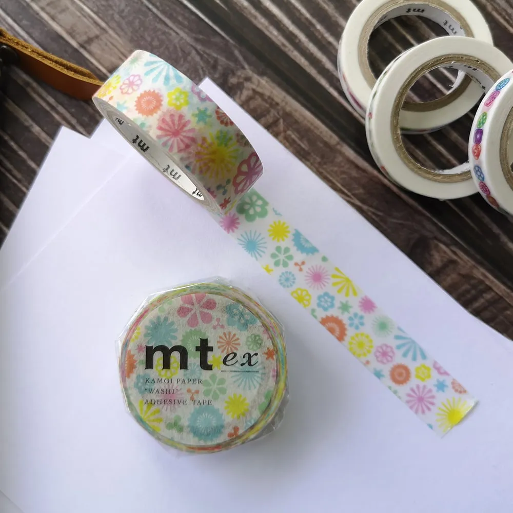 MT EX Washi Tape Spring Pattern