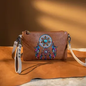 MW1241-181 Montana West Dream Catcher Collection Clutch/Crossbody