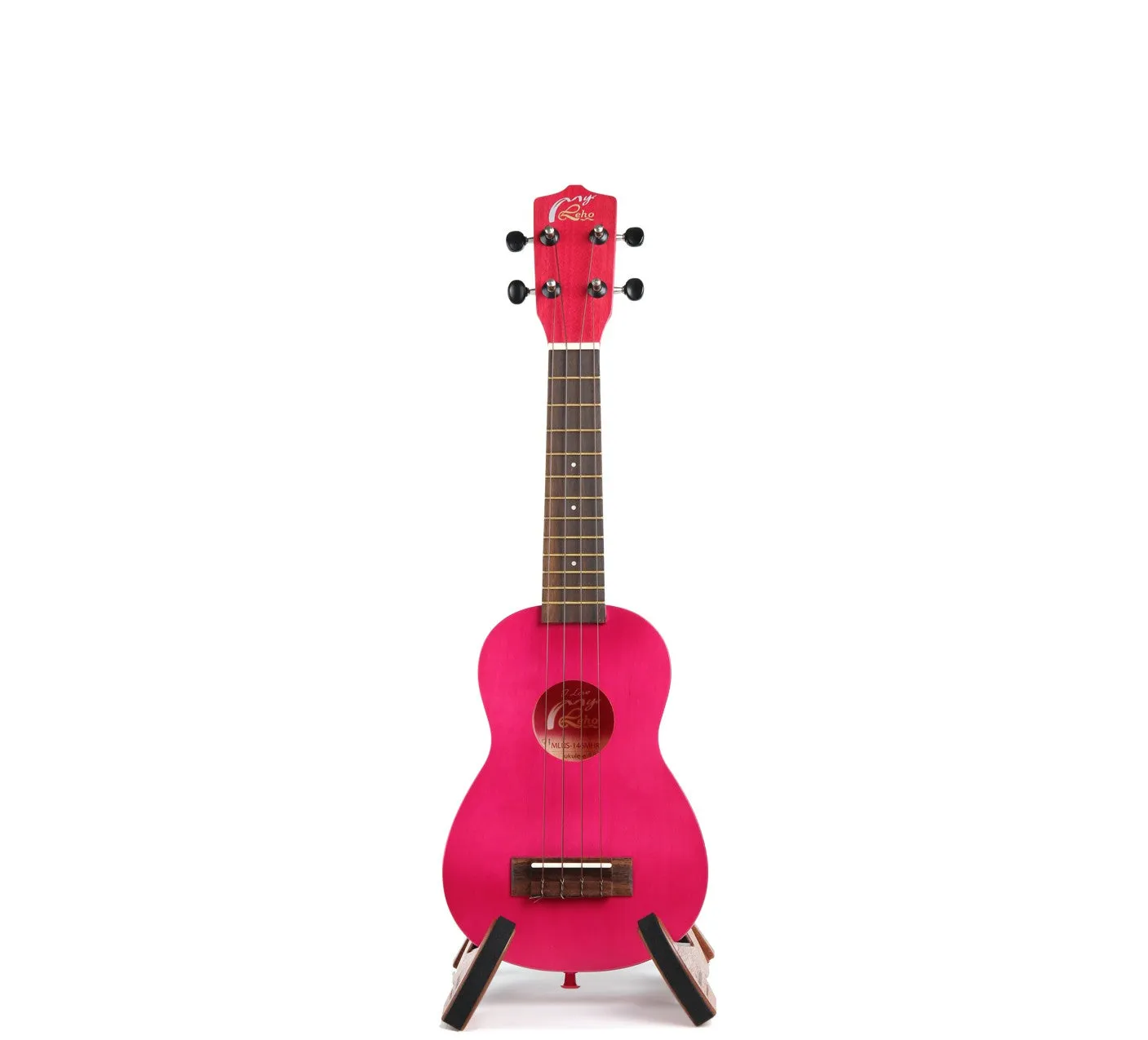 MyLeho Coloured Soprano Ukulele (Hawaiian Rose)