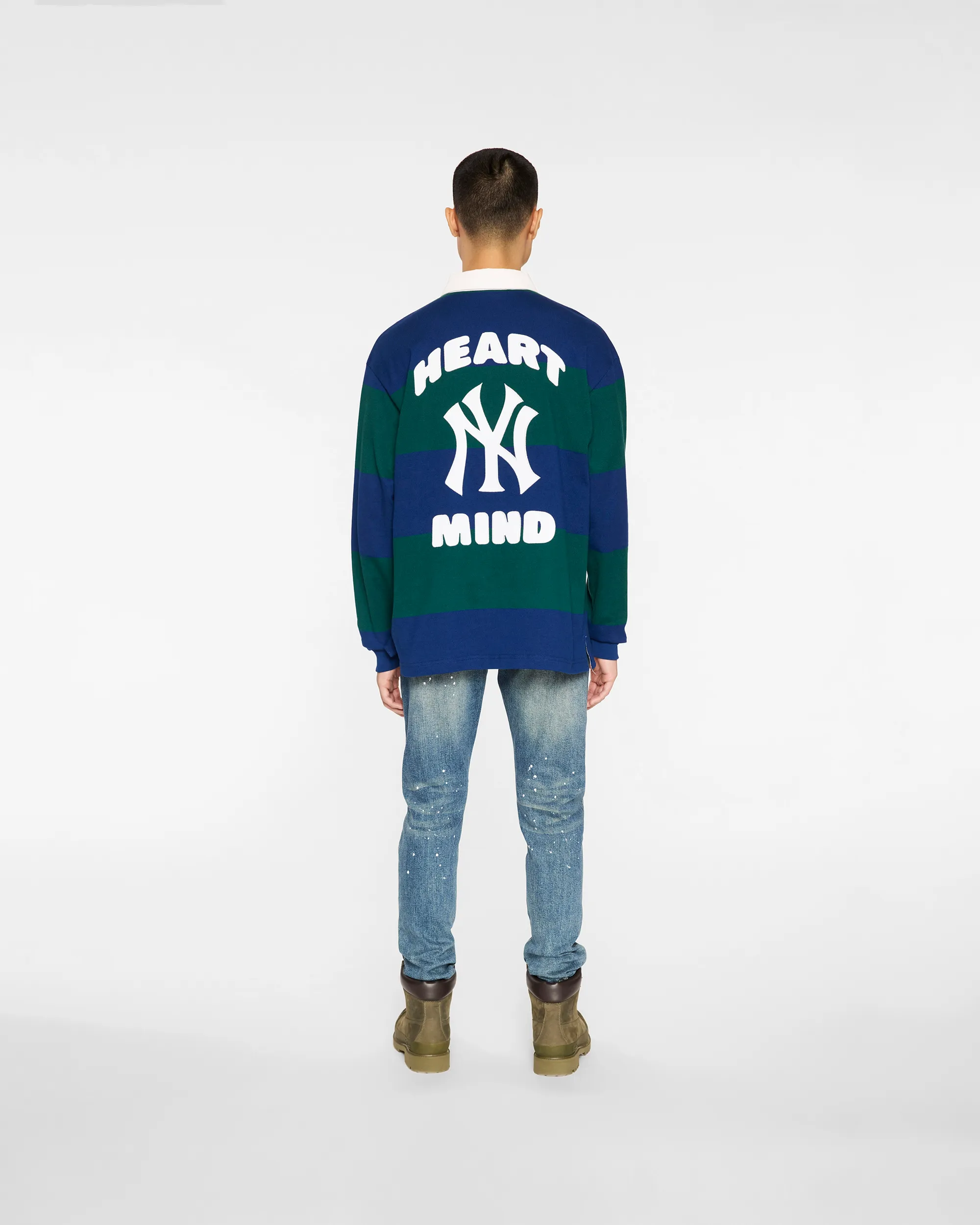 NY Yankees Heart & Mind Striped Rugby