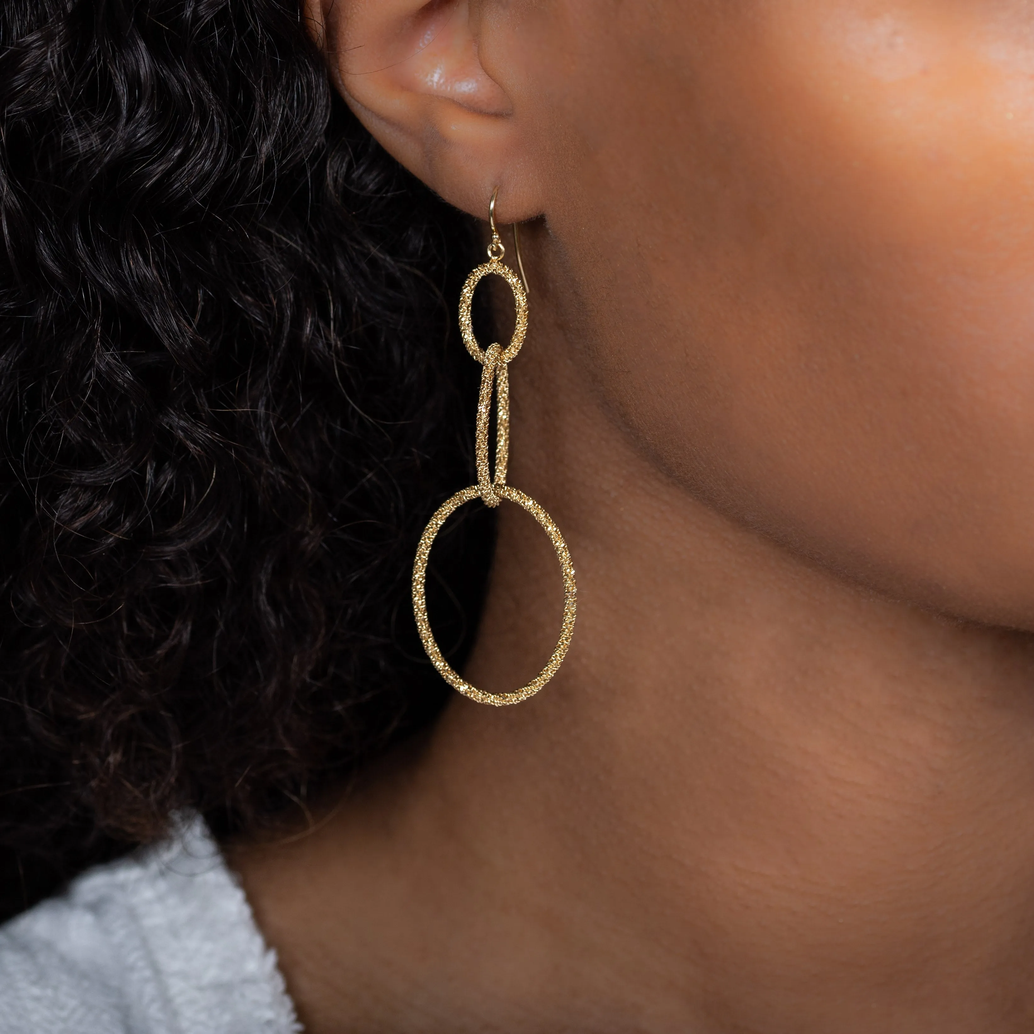 Oval Trio Stardust Earrings