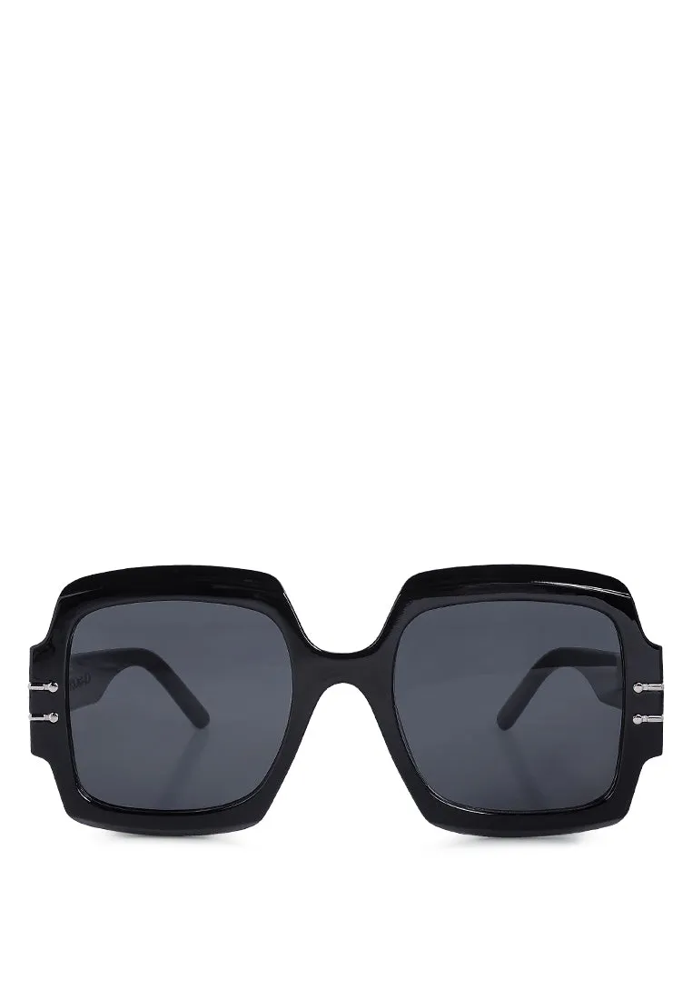 Oversized Flat Top Sunglasses