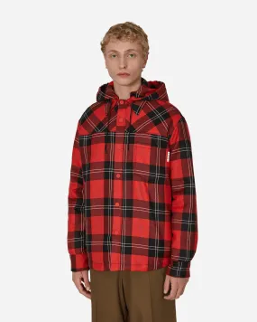 Padded Overshirt Red