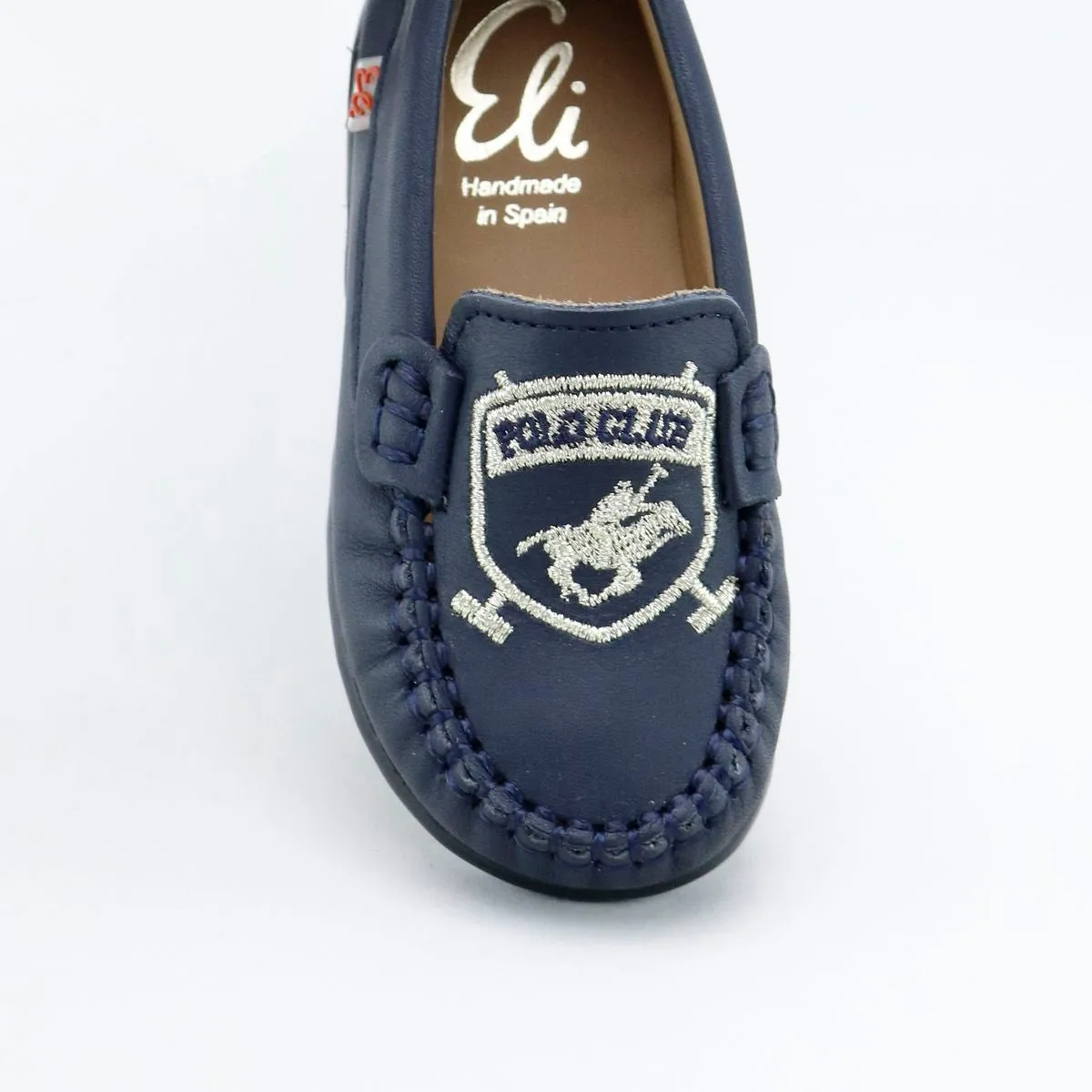 Papanatas Navy Embroidered Loafer