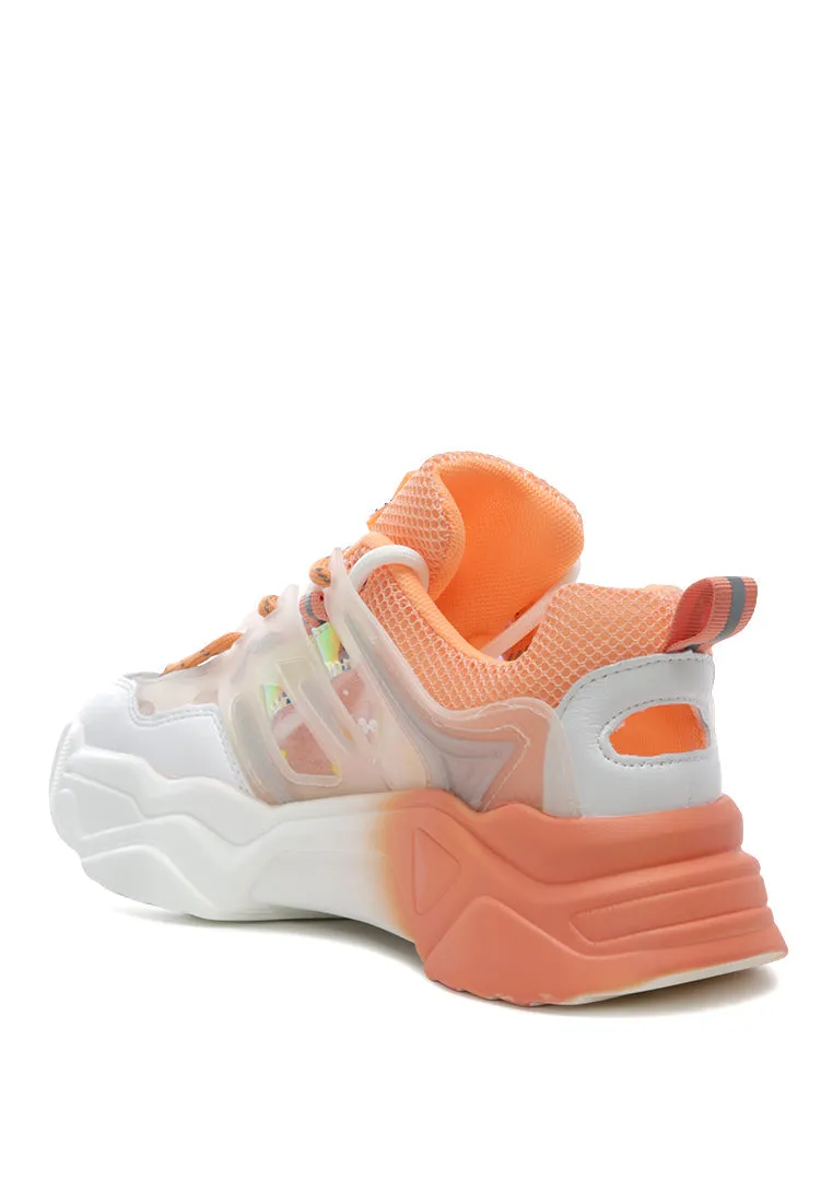 pebby ice chunky sneakers