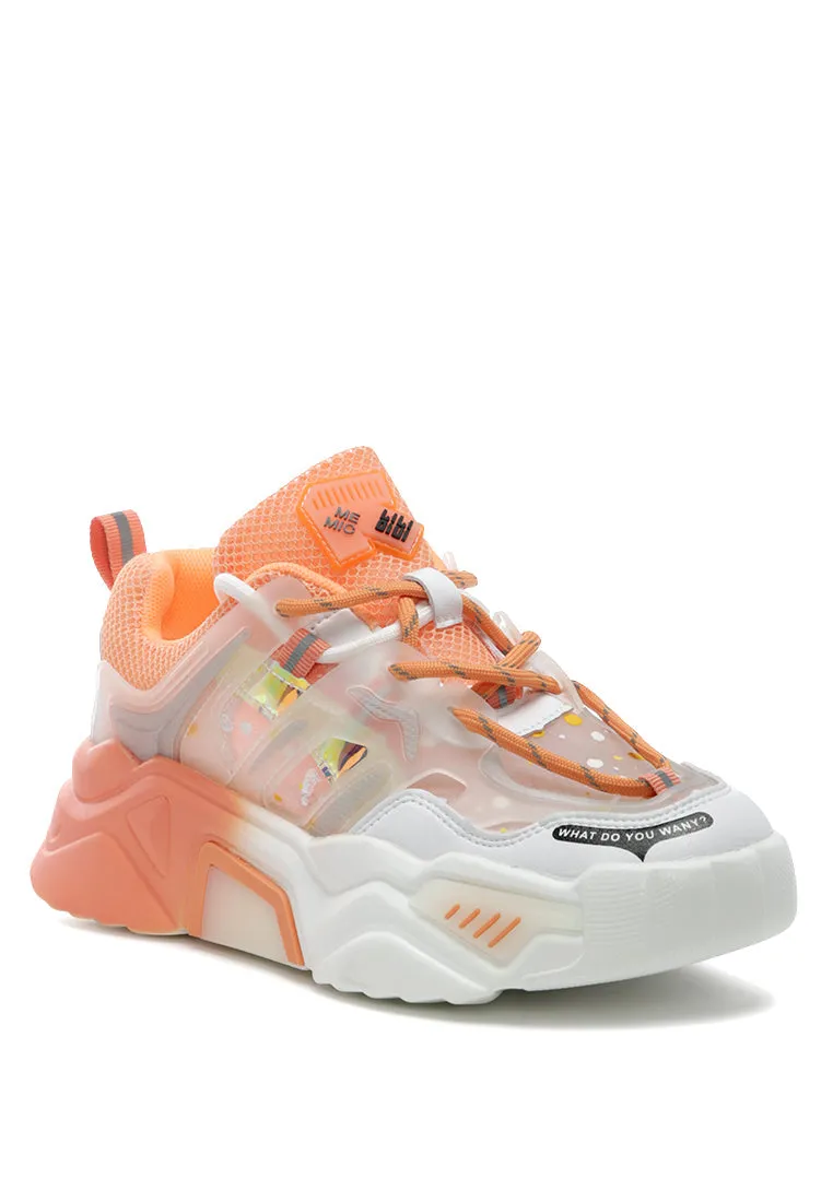 pebby ice chunky sneakers