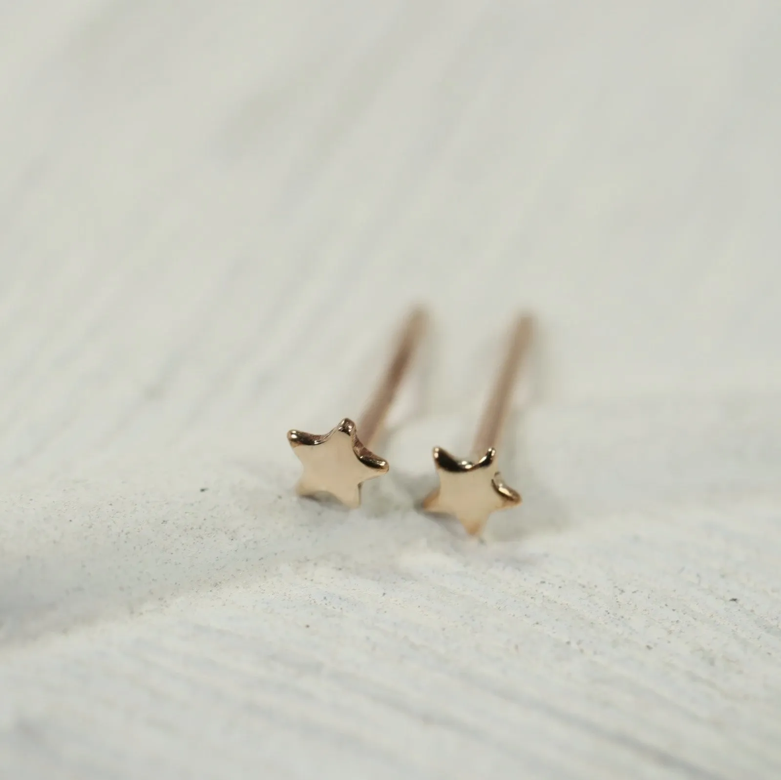 Post Earring Tiny Star 2mm Choose Your Metal