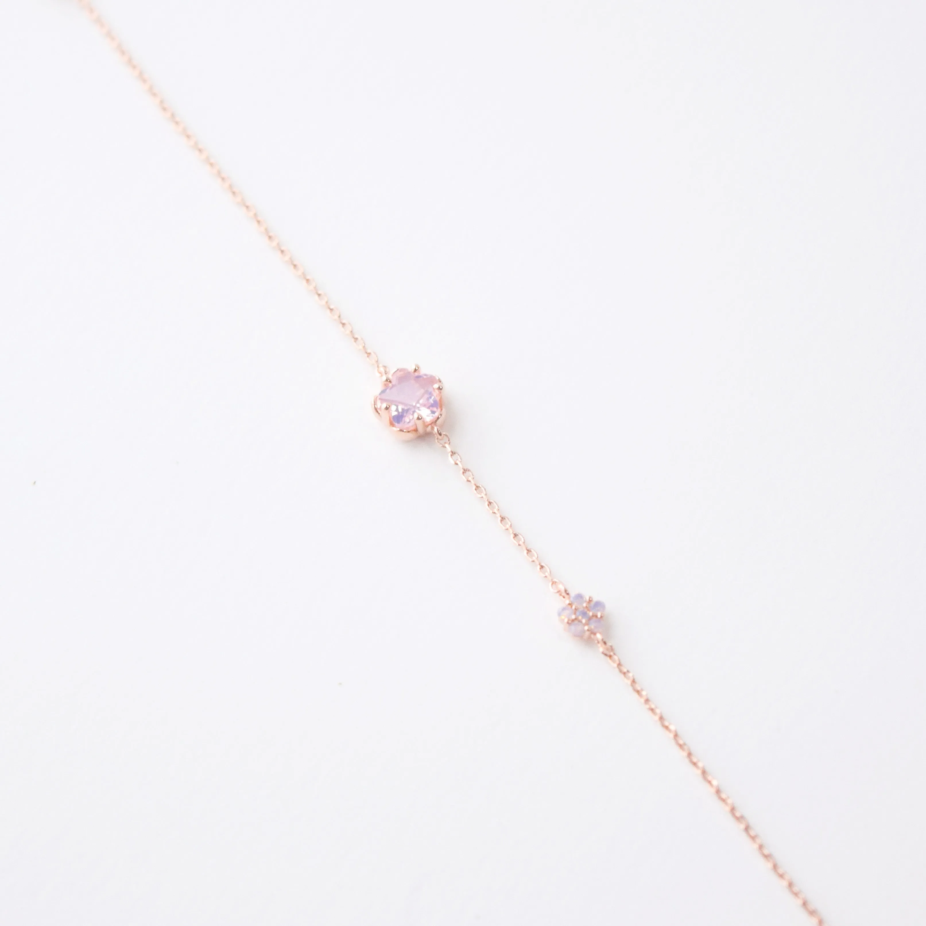 Rose Gold Camellia Bracelet