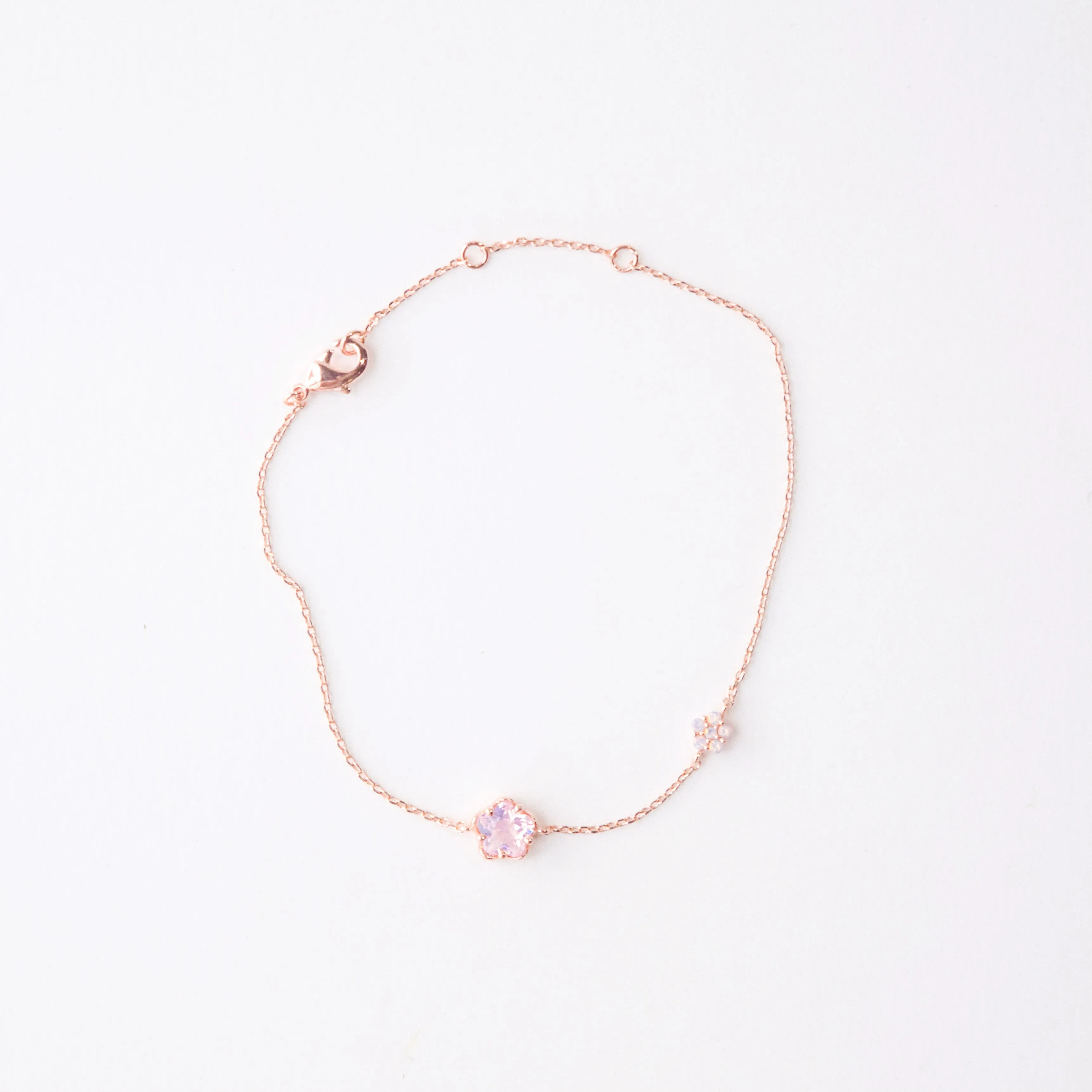 Rose Gold Camellia Bracelet