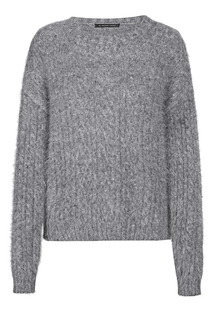 Round Neck Loose Long-Sleeved Sweater