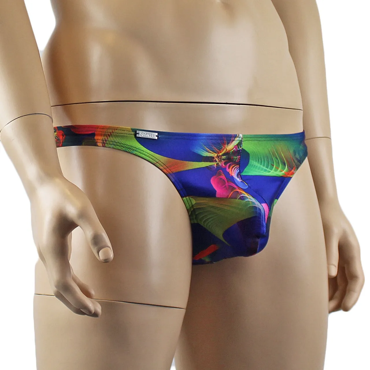 SALE - Mens Festival Playtime Mini Low Rise Party Thong Underwear Multicoloured