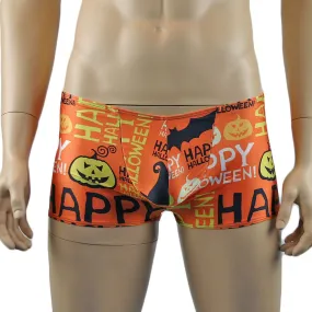 SALE - Mens Happy Halloween Shorts Underwear, Halloween Pumpkins