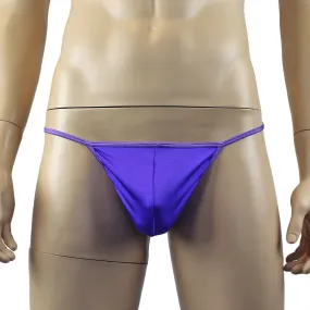 SALE - Mens Mick Keep It Simple Spandex Pouch G string with Thin Elastic Purple