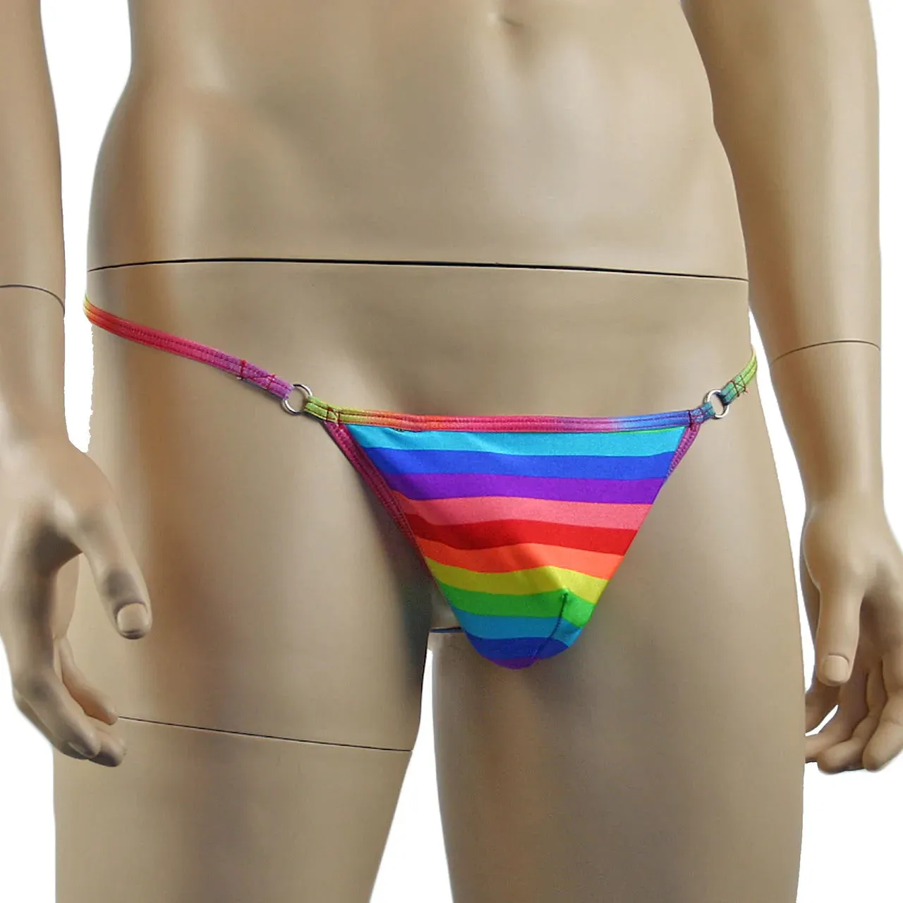 SALE - Mens Rainbow Gay Pride Lycra G string