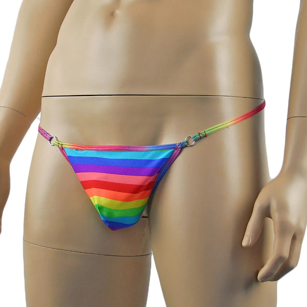 SALE - Mens Rainbow Gay Pride Lycra G string