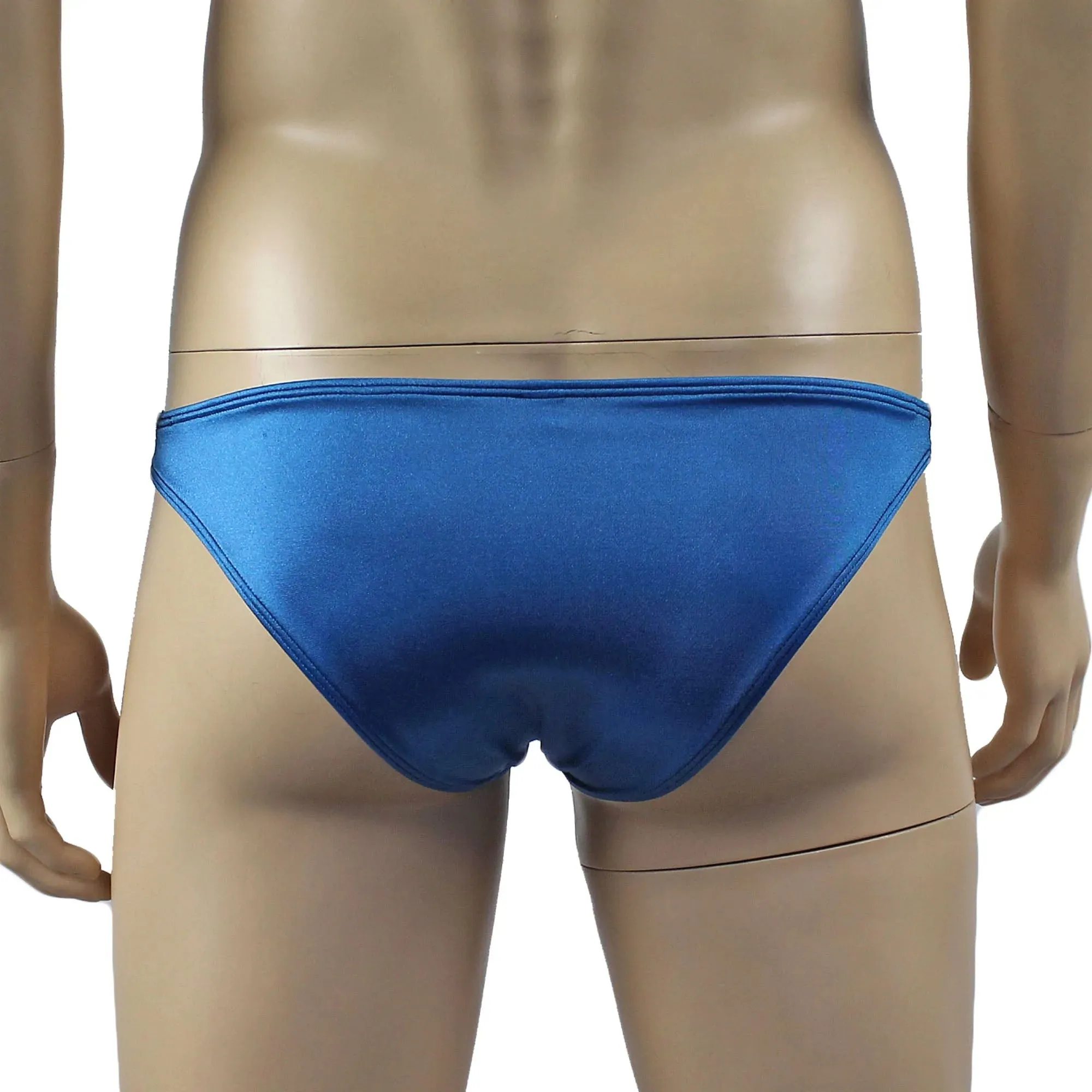 SALE - Mens Risque Bikini Brief Teal and Black Lace