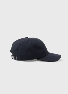 Seersucker Cap in Navy