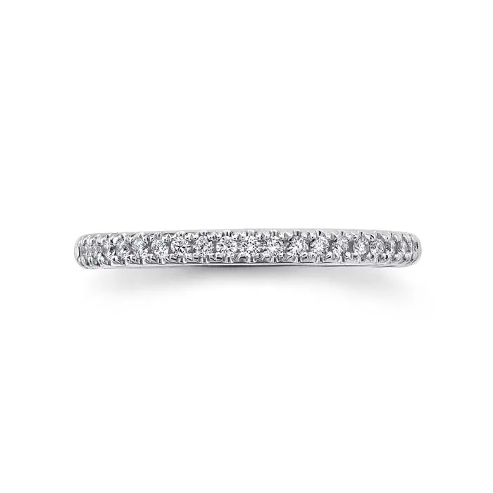 Shy Creation Eternal Collection .18CTW Diamond Band in 14K White Gold