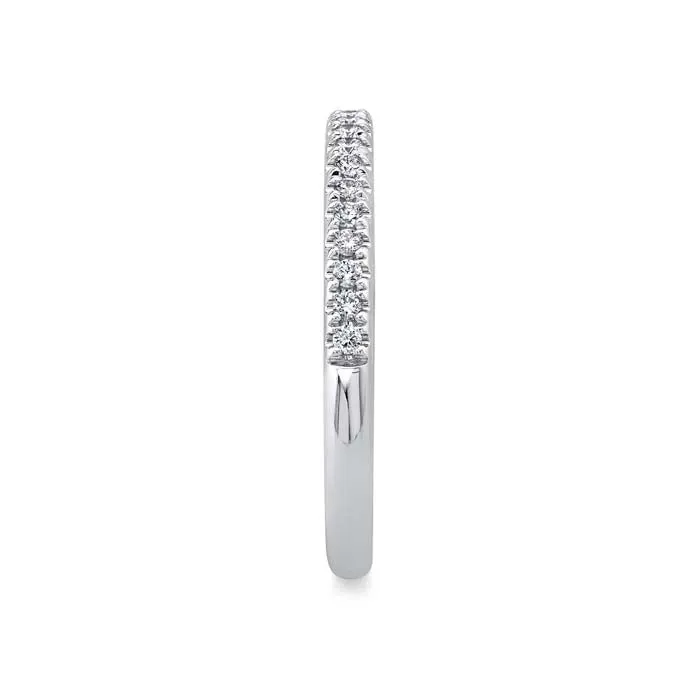 Shy Creation Eternal Collection .18CTW Diamond Band in 14K White Gold