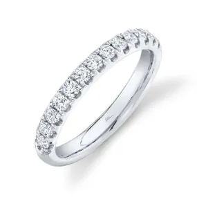 Shy Creation Eternal Collection .55CTW Diamond Band in 14K White Gold