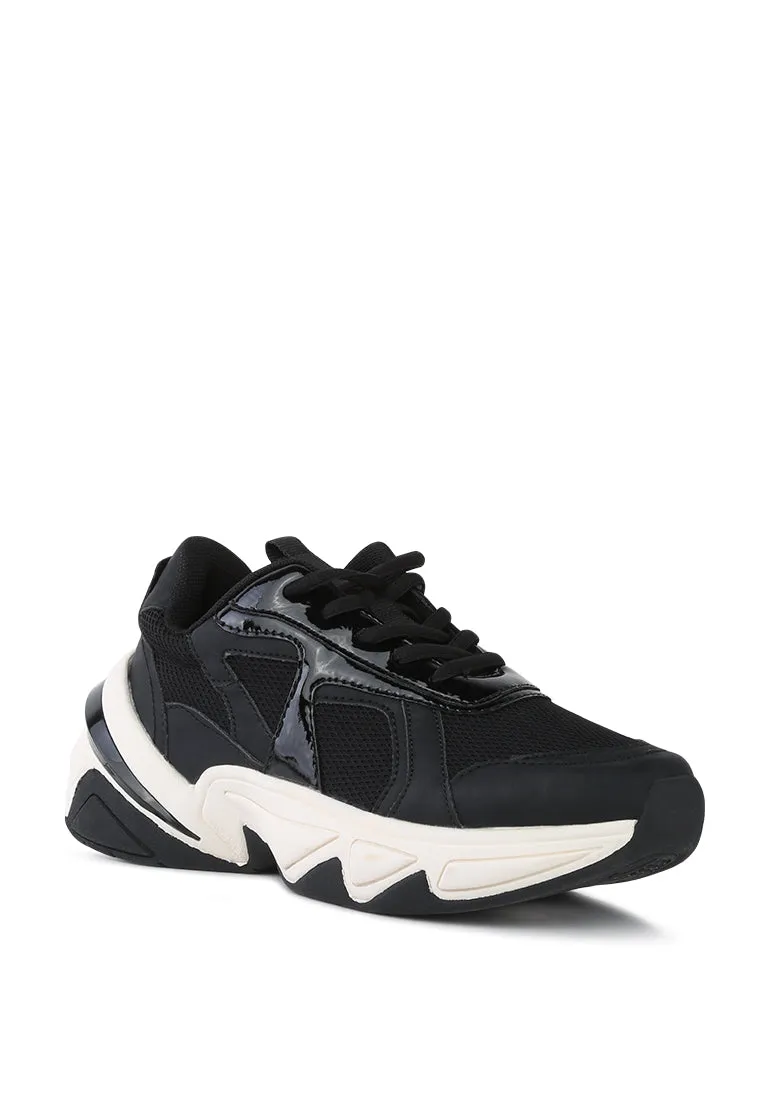 Tyler Active Lace-Up Chunky Sole Trainers