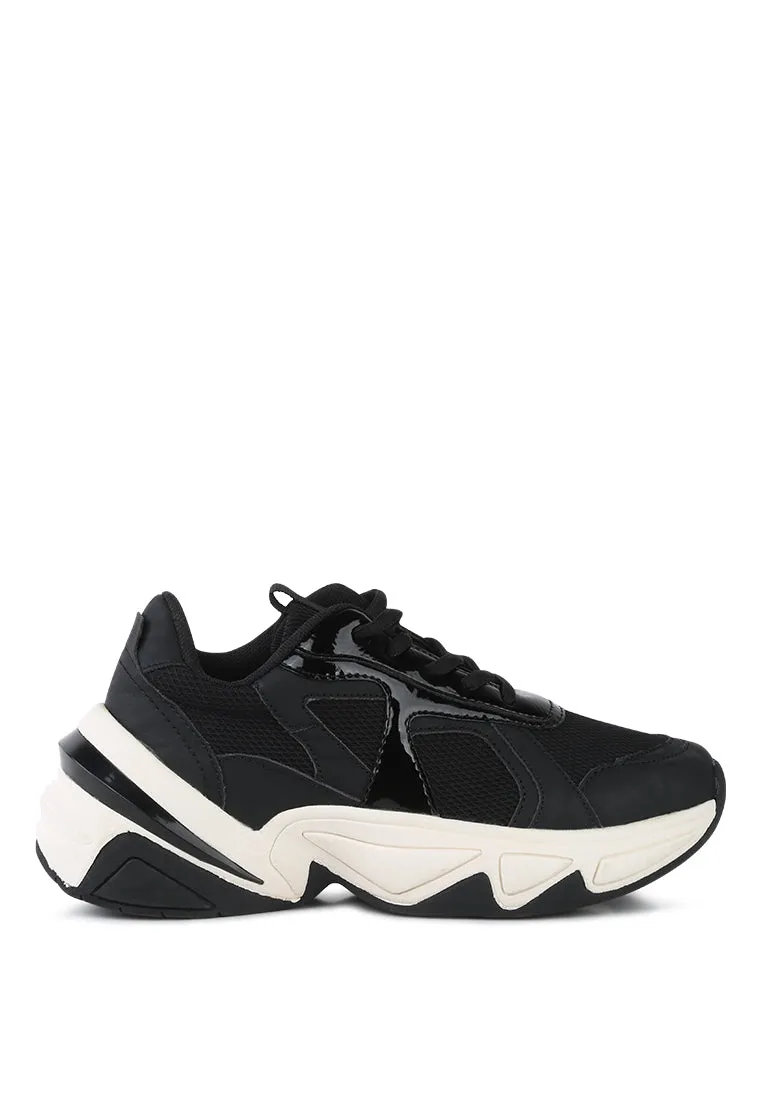 Tyler Active Lace-Up Chunky Sole Trainers