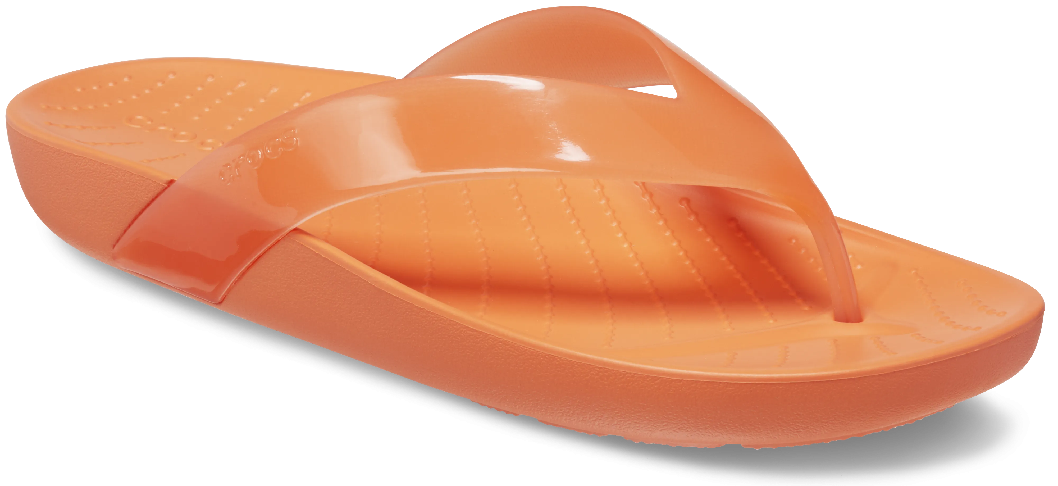 WOMEN CROCS SPLASH GLOSSY FLIP