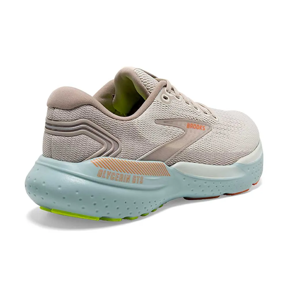 Women's Brooks Glycerin GTS 21 (Coconut/Aqua/Autumn Sunset)